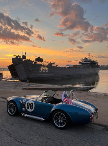 A Sunset, a Cobra, and a Flag: A Moment Worth Capturing