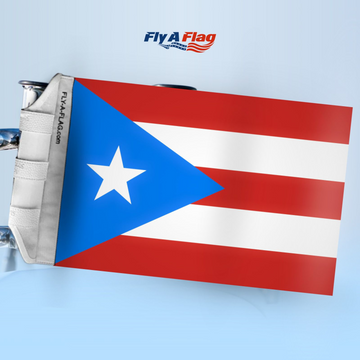 Original 1985 Revolutionary Puerto Rican Flag
