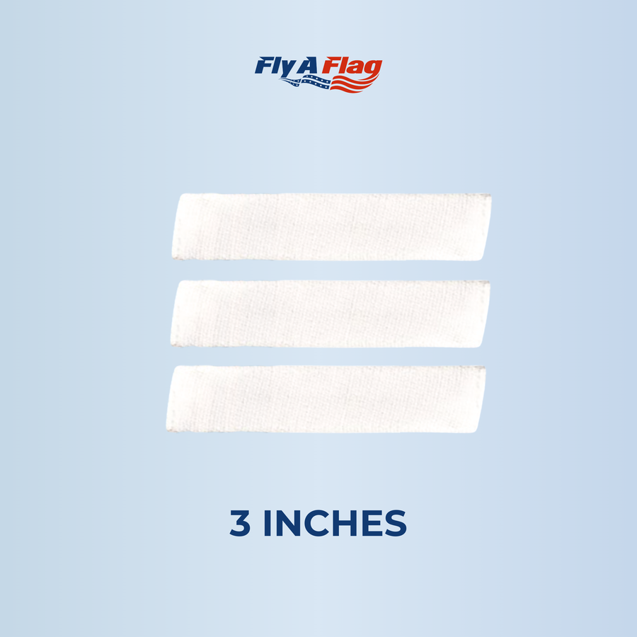 Short Velcro Straps (3 inches), Velcro straps for mounting a flag to a pole