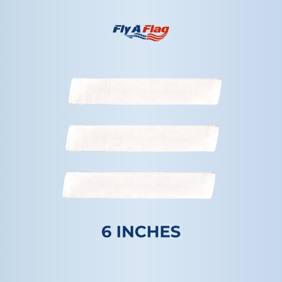 Standard Velcro Straps (6 inches), Velcro straps for mounting a flag to a pole