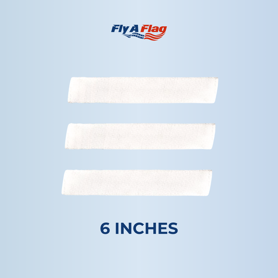 Standard Velcro Straps (6 inches), Velcro straps for mounting a flag to a pole
